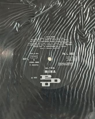 Doppio LP Altro di Mina, pubblicato nel 1972.Mi 25
