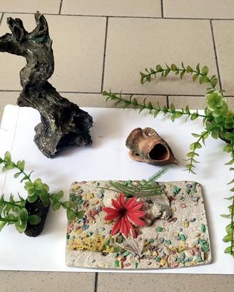 Kit Decorazioni per Acquario - Acquaterrario