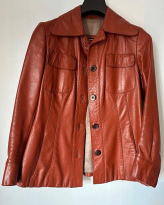 Giacca in pelle vintage