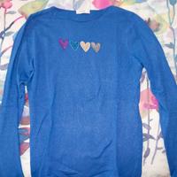 Maglioncino blu elettrico