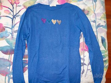 Maglioncino blu elettrico