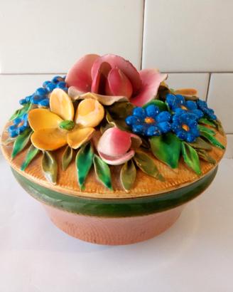 Vaso in terracotta smaltato degli anni '30