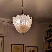 Lampadario in Cristallo fantasia floreale XX secol