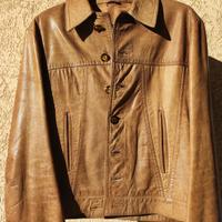 Giubbino vintage, da  Uomo,  in pelle