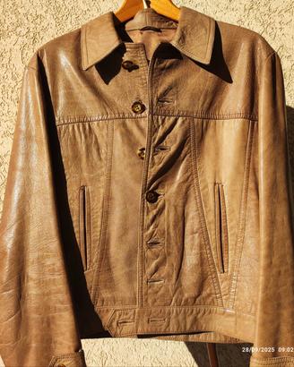 Giubbino vintage, da  Uomo,  in pelle
