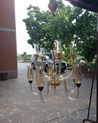 lampadario de majo murano