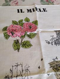 strofinaccio di lino vintage 