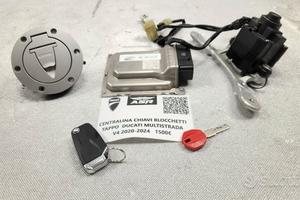 KIT CENTRALINA CHIAVI BLOCCHETTI TAPPI DUCATI MULT