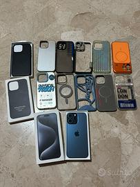 Iphone 15 pro max-256GB-Titanioblu+Accessori