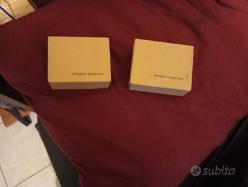 2 Auricolari bluetooth con scatola