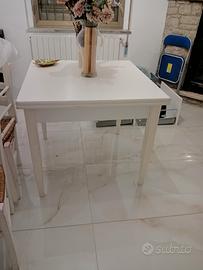 tavolo bianco allungabile 