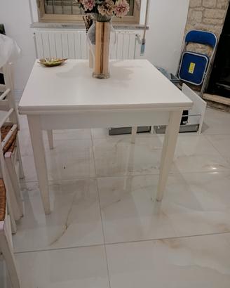 tavolo bianco allungabile 