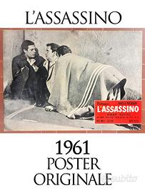 L'Assassino 1961 Poster Originale Petri Panelli