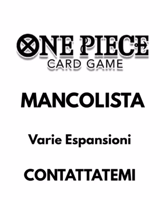 Mancolista Carte One Piece Card Game 