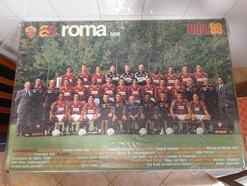 Poster squadra AS Roma stagione 1998/1999