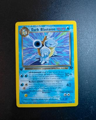 Dark blastoise non holo prima edizione