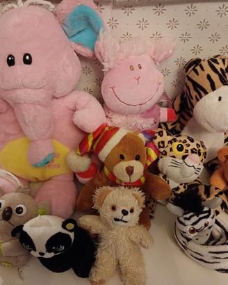 Set peluche assortiti 