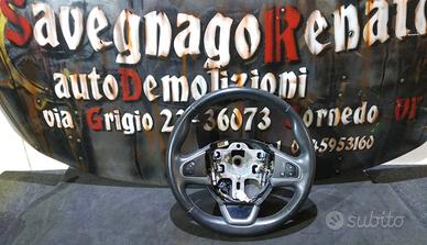 Volante in pelle sportivo + comandi renault captur