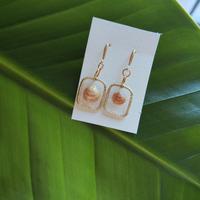 Orecchini artigianali a conchiglia - placcato oro