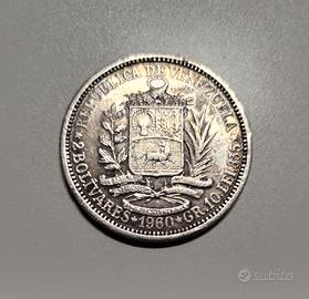 2 Bolivares Venezuela 