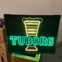 Insegna luminosa Tuborg birra