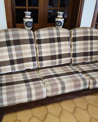 Salotto vintage in legno massello stile rustico