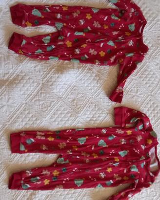 Pigiamini 6-9 mesi M&S gemellare 
