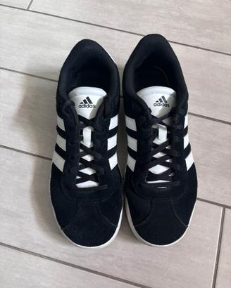 Adidas VL Court 3.0 Suede Black/White