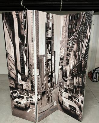 Separé divisorio artistico 3 ante