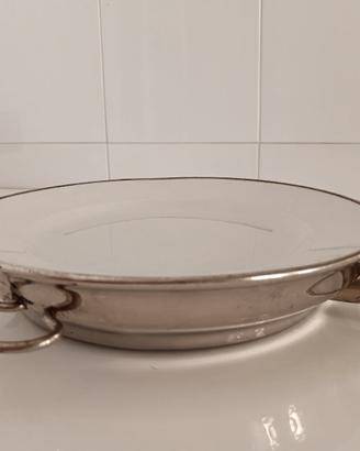 Piatto Scalda Vivande Vintage ospedale militare