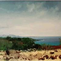 Silvestro Pistolesi olio su cartone telato 40x30