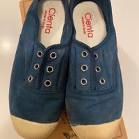 Cienta Blu Scarpe tessuto 32