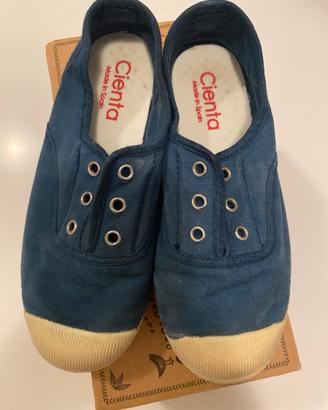 Cienta Blu Scarpe tessuto 32