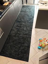 Tappeto passatoia nero- 380 x 98 cm
