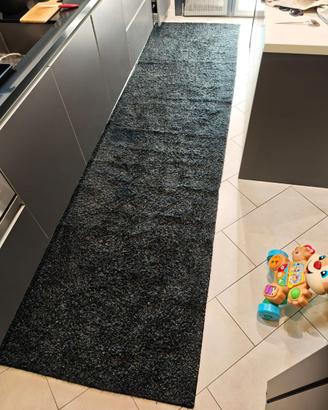 Tappeto passatoia nero- 380 x 98 cm