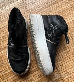 Scarpe eleganti Mix Feel nere e argento n.38 donna