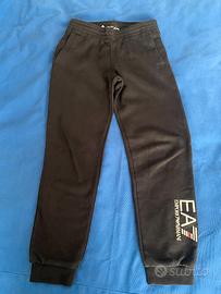 Pantaloni sportivi neri Emporio Armani 12 anni