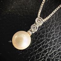 Girocollo DAMIANI Oro Bianco, Perla e Diamanti