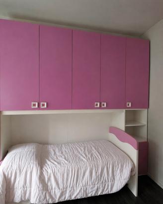 Cameretta completa bambina con letto singolo