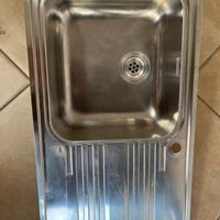 Lavello Franke acciaio 86x50 con rubinetto