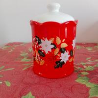Barattolo in ceramica di Natale