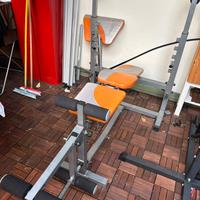 PANCA PIANA MULTIFUNZIONE REGOLABILE RICHIUDIBILE