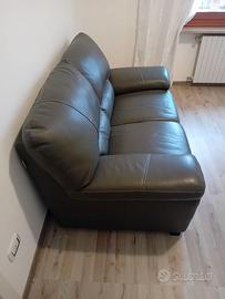 Divano in vera pelle 2 posti