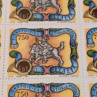 Foglio 50 Francobolli Italia 1993 I Tasso 