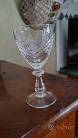 12 bicchieri in vetro vintage 