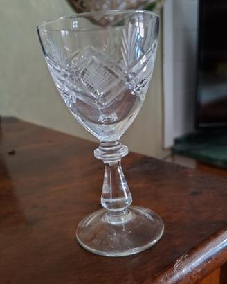 12 bicchieri in vetro vintage 