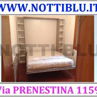 Letto a Scomparsa VE78 - 2 piazze con libreria