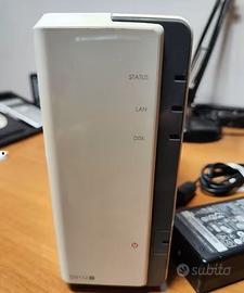 NAS SYNOLOGY DS112j solo case e alimentatore