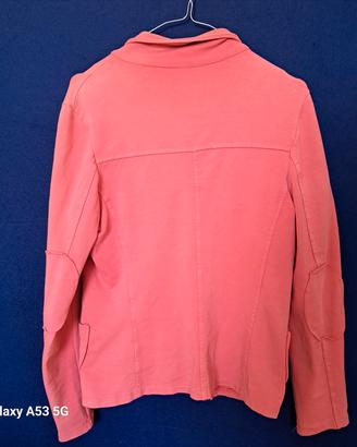 giacca in maglina corallo tg.M