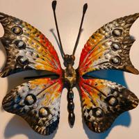 Farfalla 🦋  in ferro battuto dipinta a mano